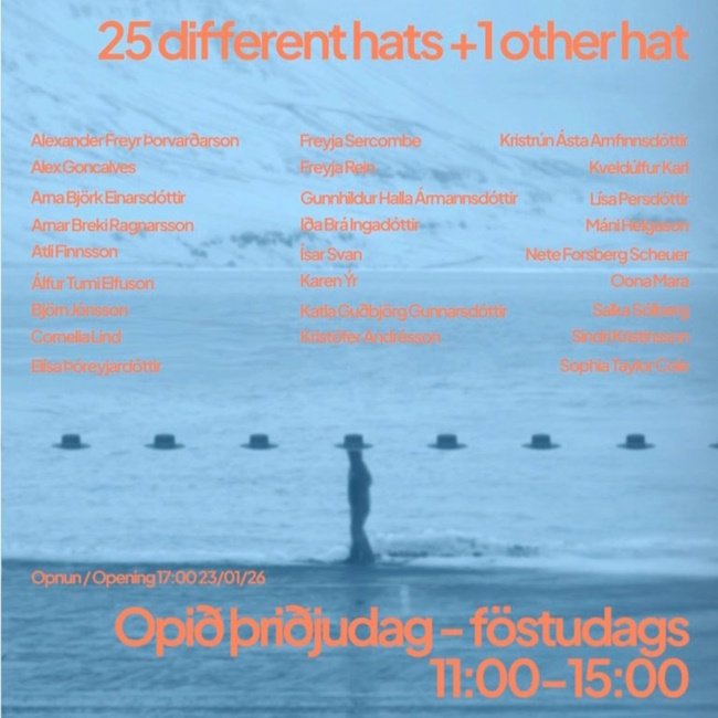 25 mismunandi hattar +1 öðruvísi hattur