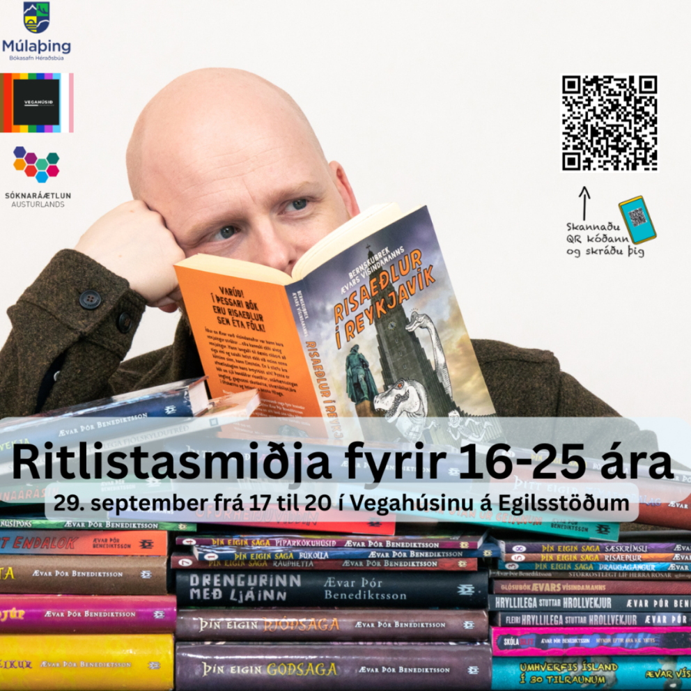 Ritlistasmiðja með Ævari Þór Benediktssyni
