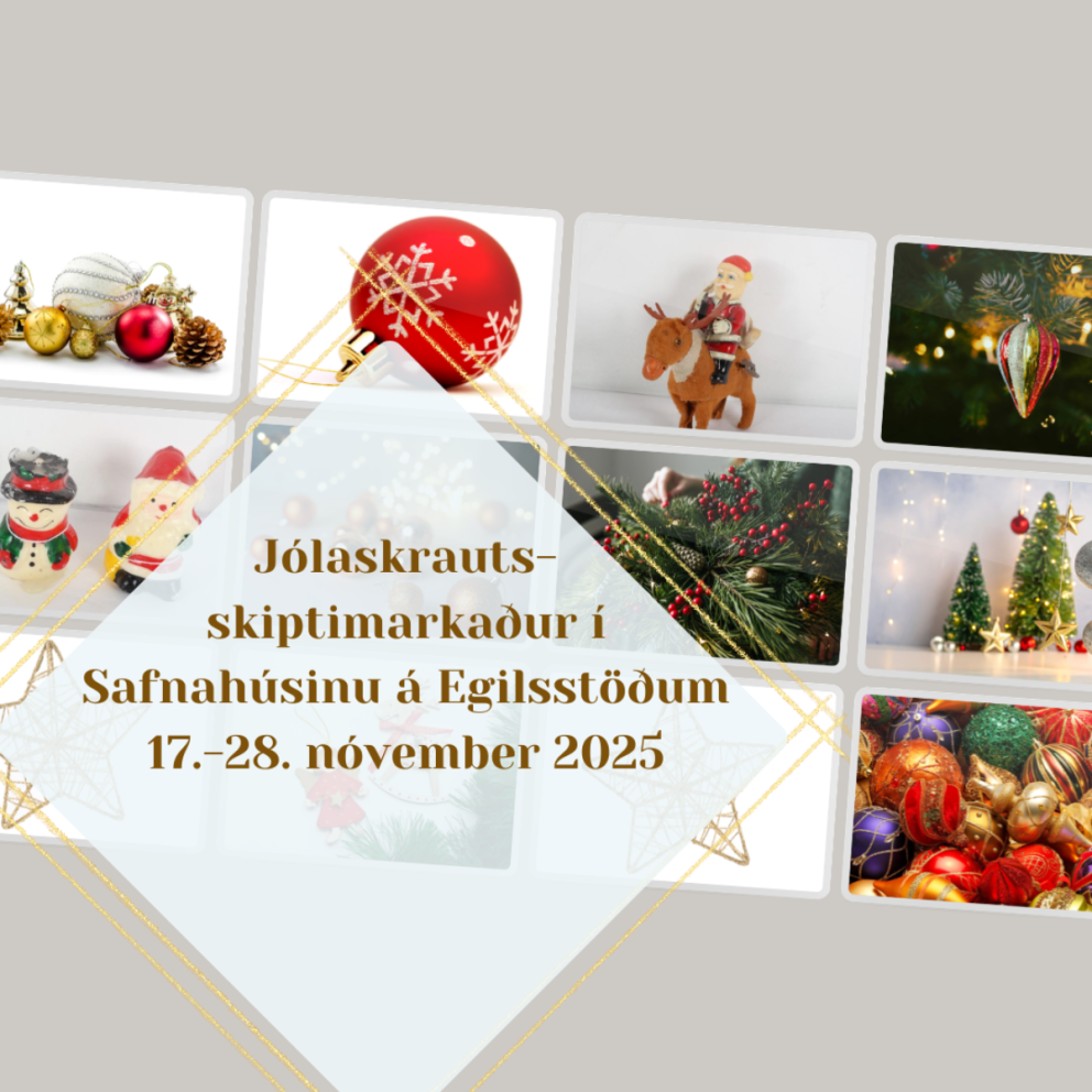 Jólaskrautsskiptimarkaður í Safnahúsinu á Egilsstöðum