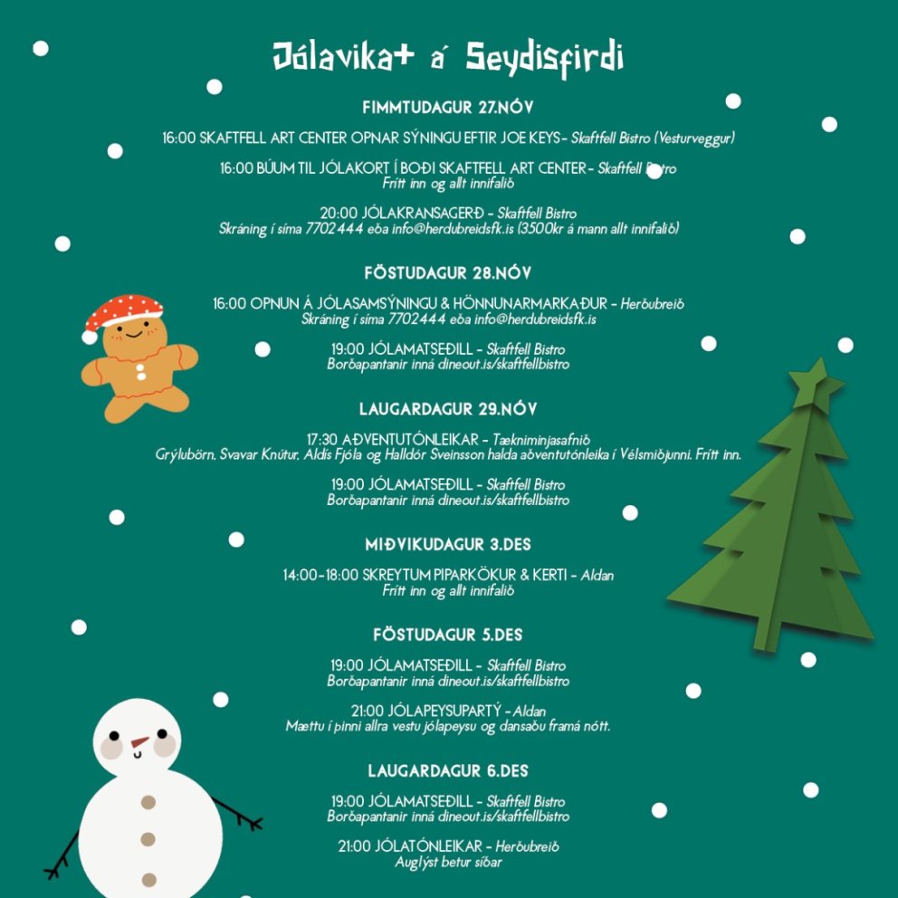 Jólavika+ á Seyðisfirði