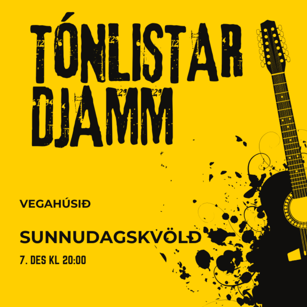 Tónlistardjamm í Vegahúsinu 16-25 ára