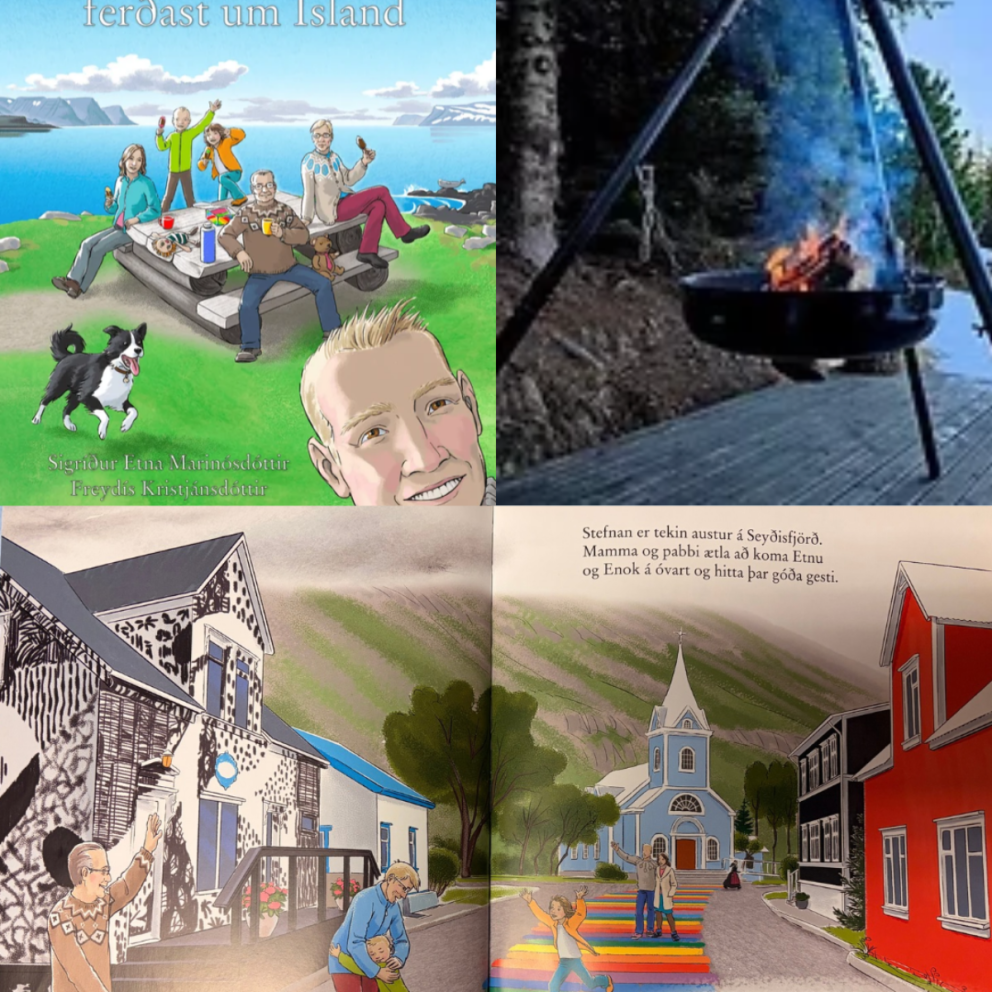Sögustund við varðeld