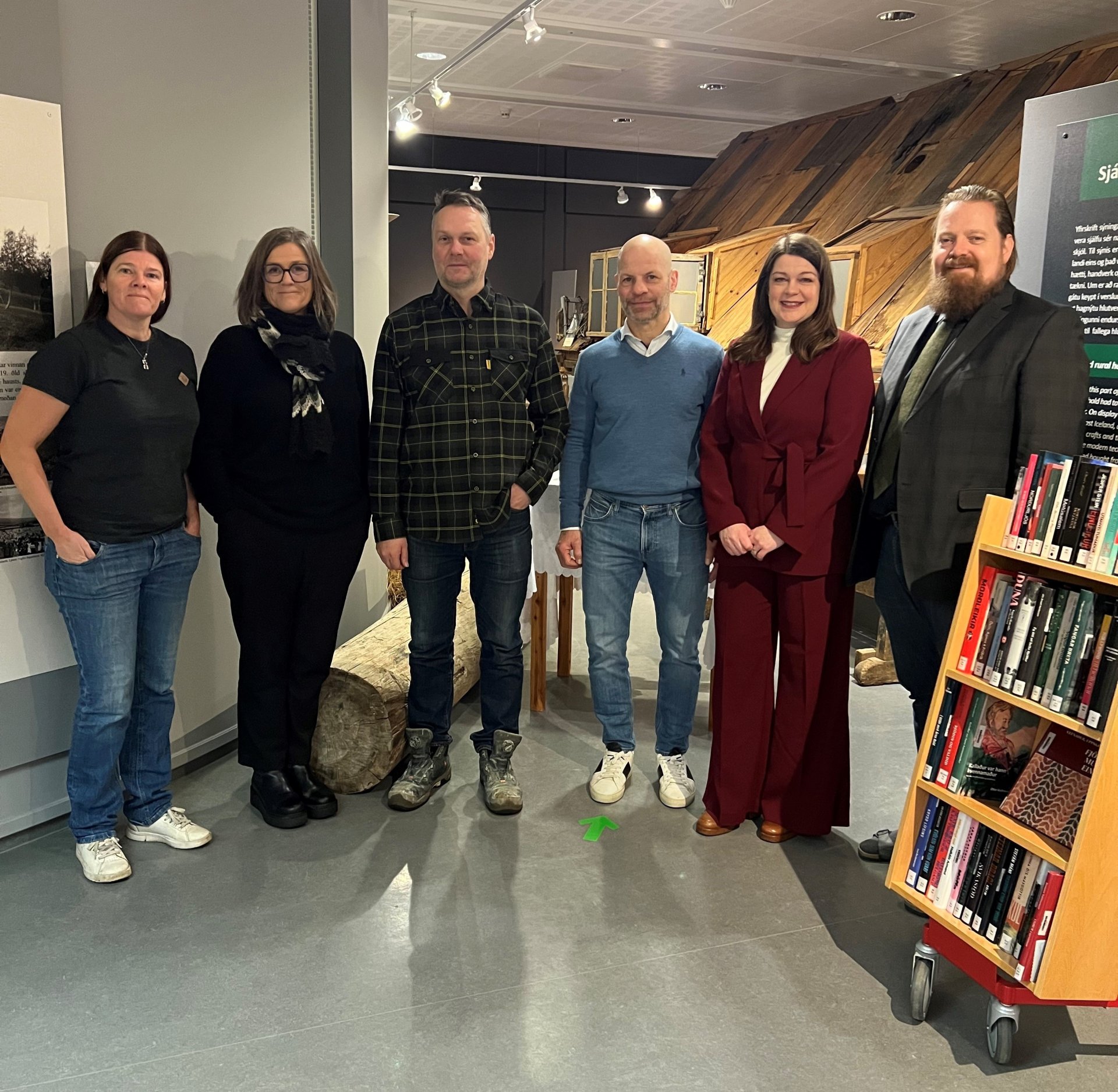 Hugrún Hjálmarsdóttir framkvæmda- og umhverfismálastjóri Múlaþings, Björg Björnsdóttir safnstjóri Mi…