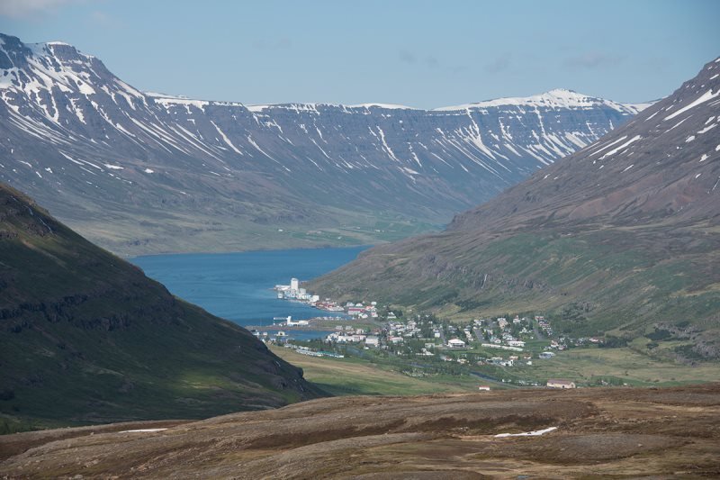 Sprengingar vegna byggingar á Snjóflóðavörnun á Seyðisfirði - Aldan og Bakkahverfi