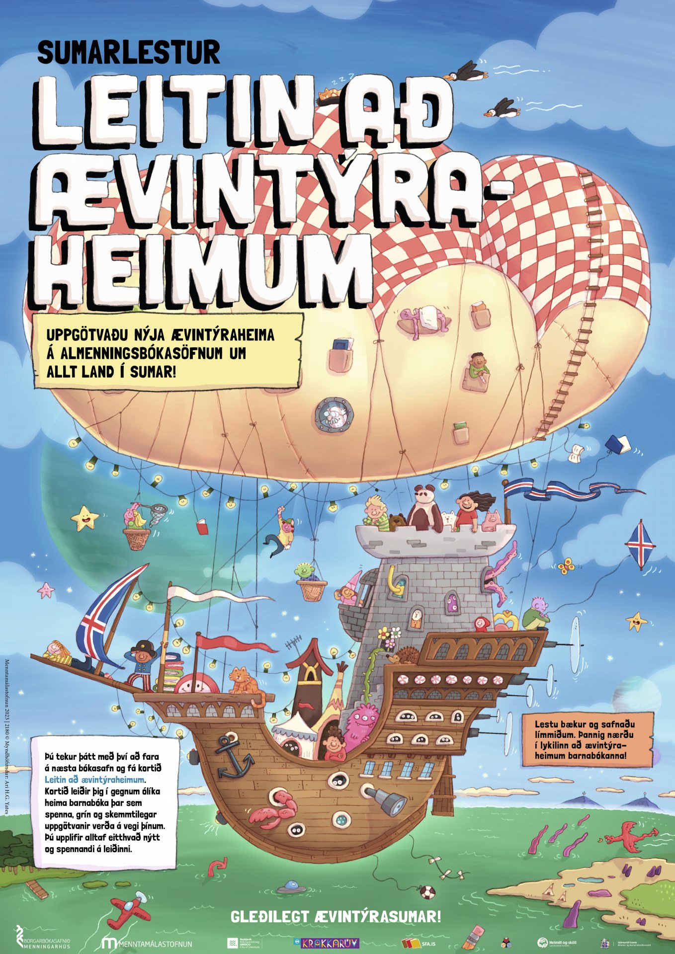 Leitin að ævintýraheimum – sumarlestur