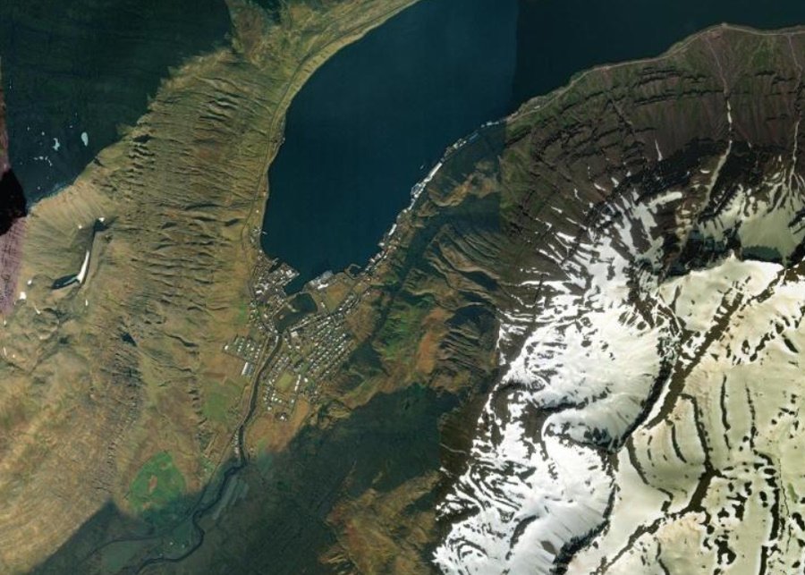 Heitavatnslaust á Seyðisfirði 10. febrúar