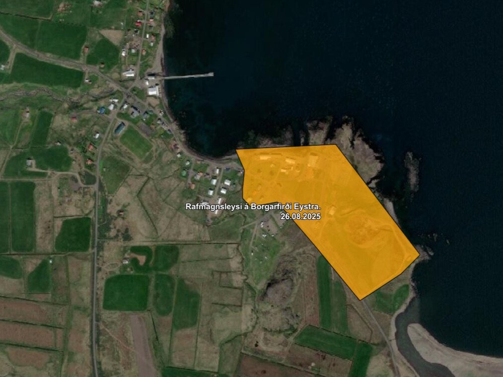 Rafmagnsleysi á Borgarfirði eystra 26. ágúst - Uppfært: Hætt við að sinni