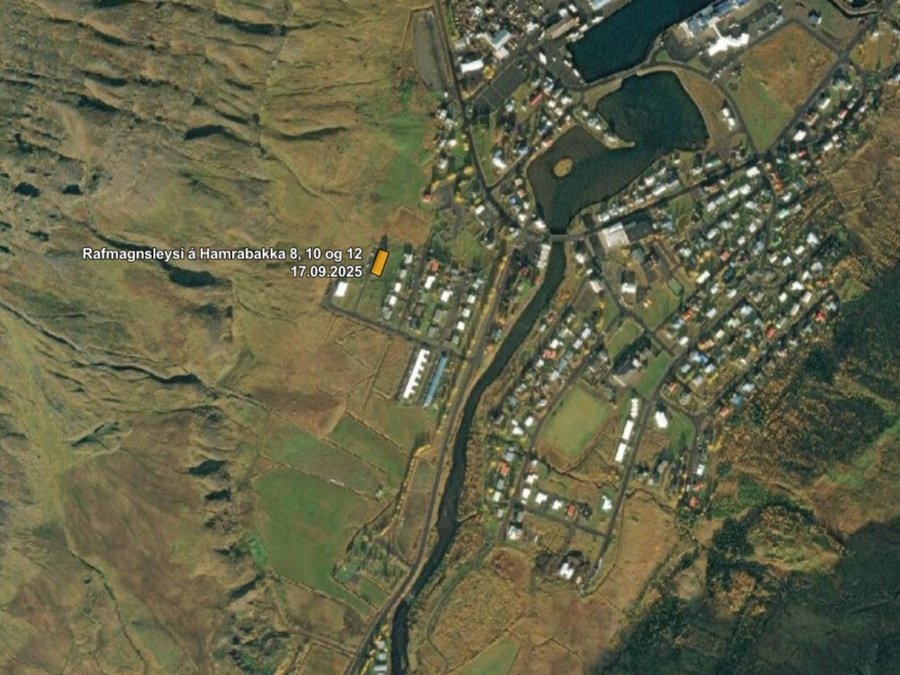 Rafmagnsleysi að Hamrabakka 8, 10 og 12 á Seyðisfirði