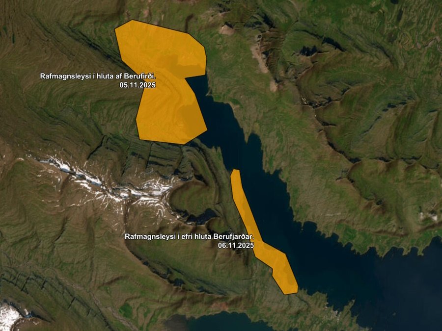 Rafmagnsleysi í Berufirði
