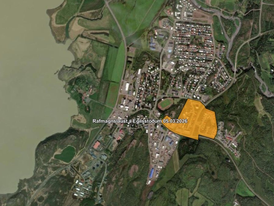 Rafmagnslaust á Egilsstöðum að hluta