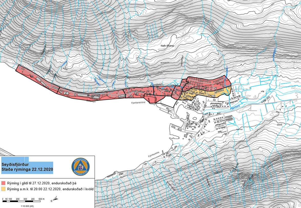 Heimilt að snúa heim neðan Múlavegar