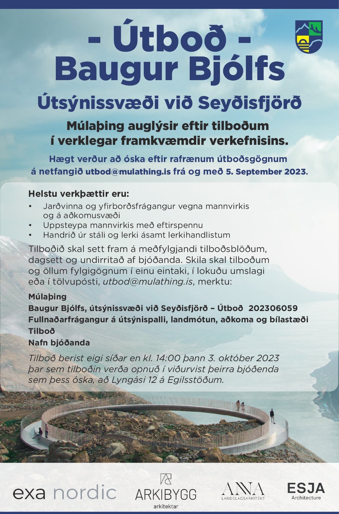 Útboð - Baugur Bjólfs