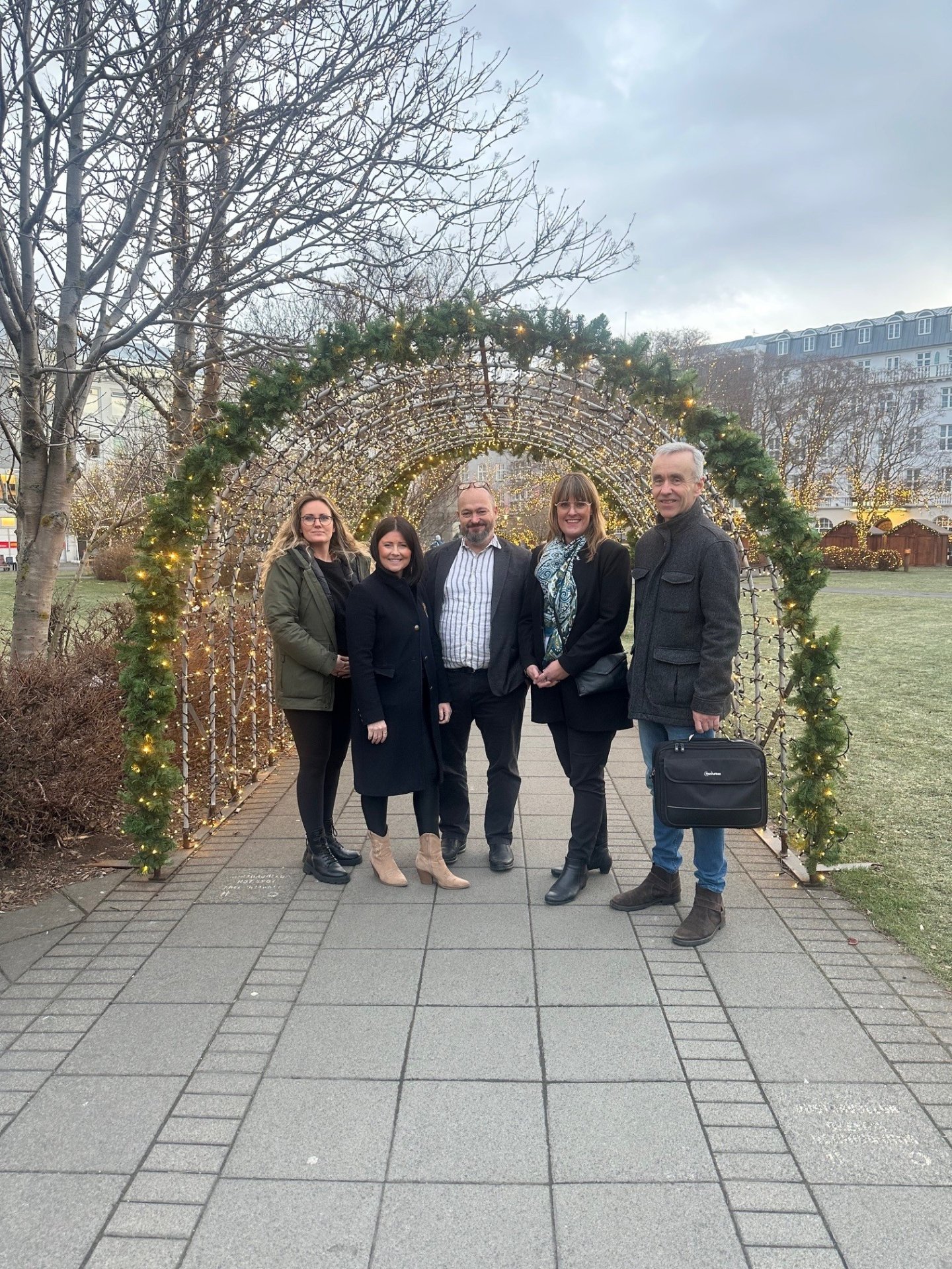 Einu göngin sem fulltrúar Múlaþings fundu á Austurvelli