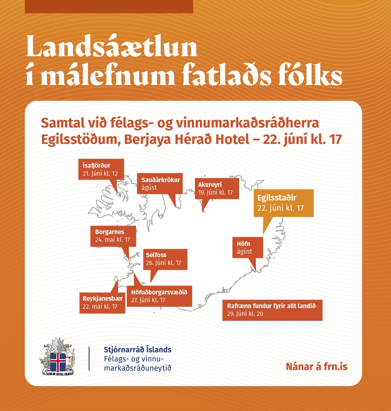Opinn samráðsfundur um málefni fatlaðs fólks