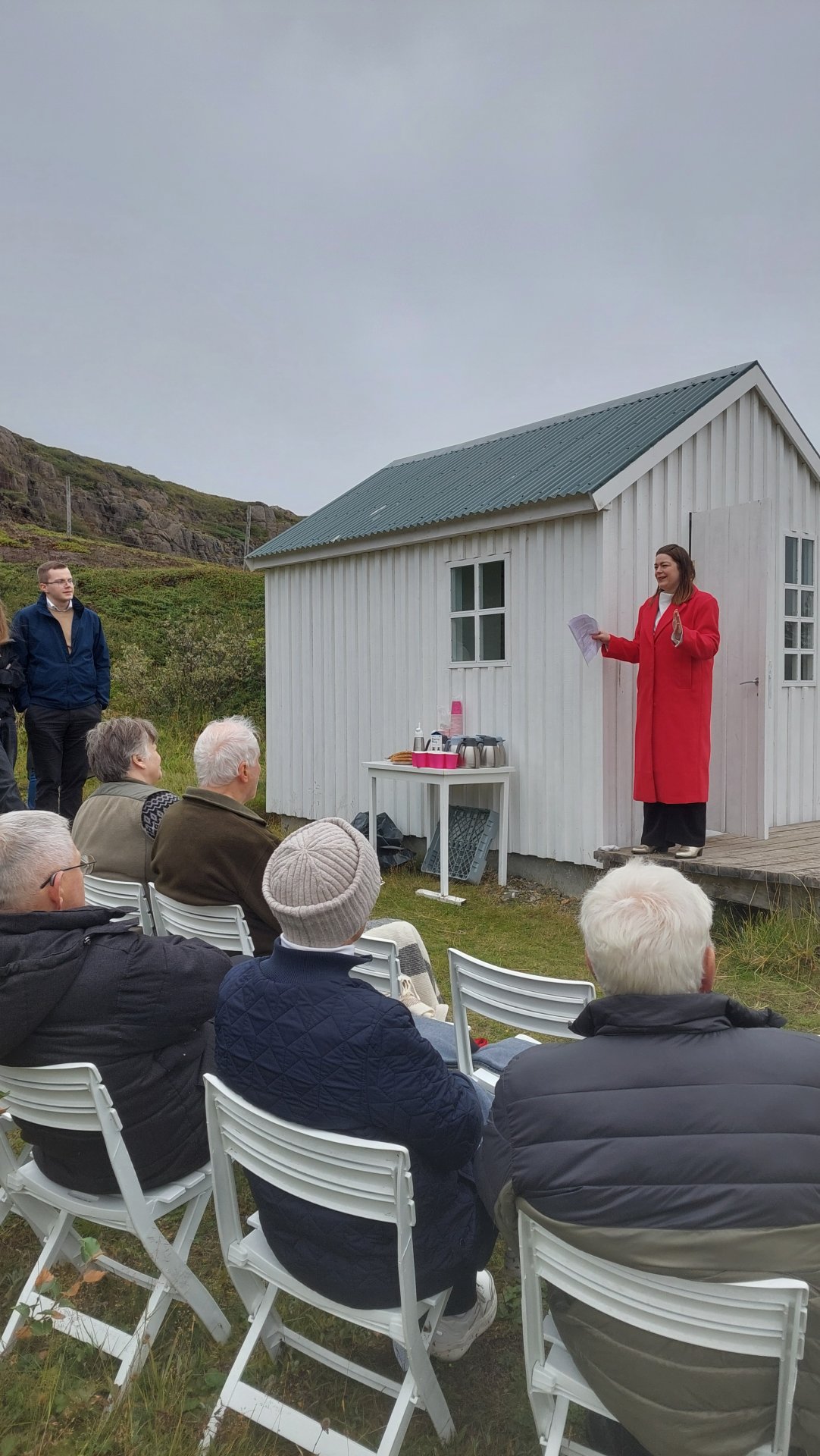 Framkvæmdum fagnað í Kjarvalshvammi