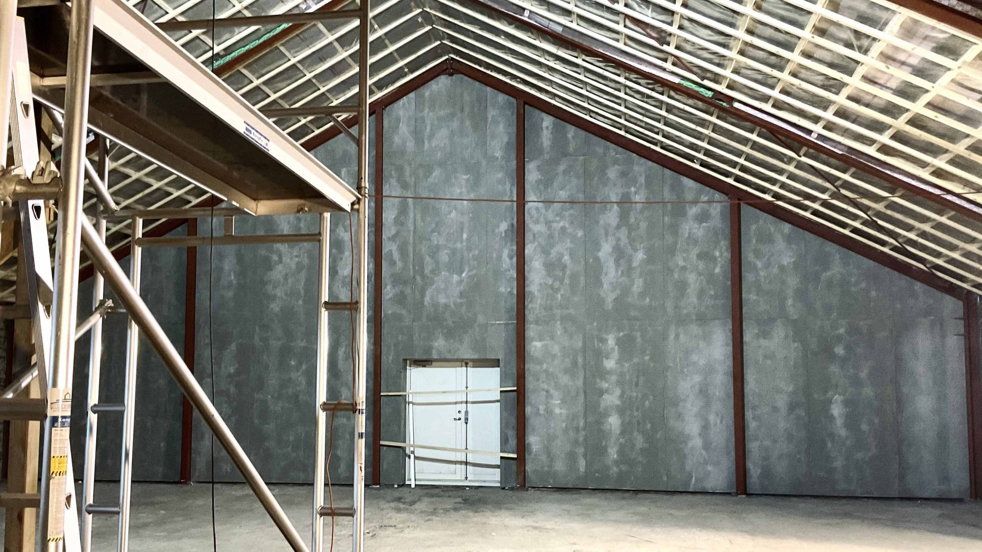 Framkvæmdir í Sláturhúsinu