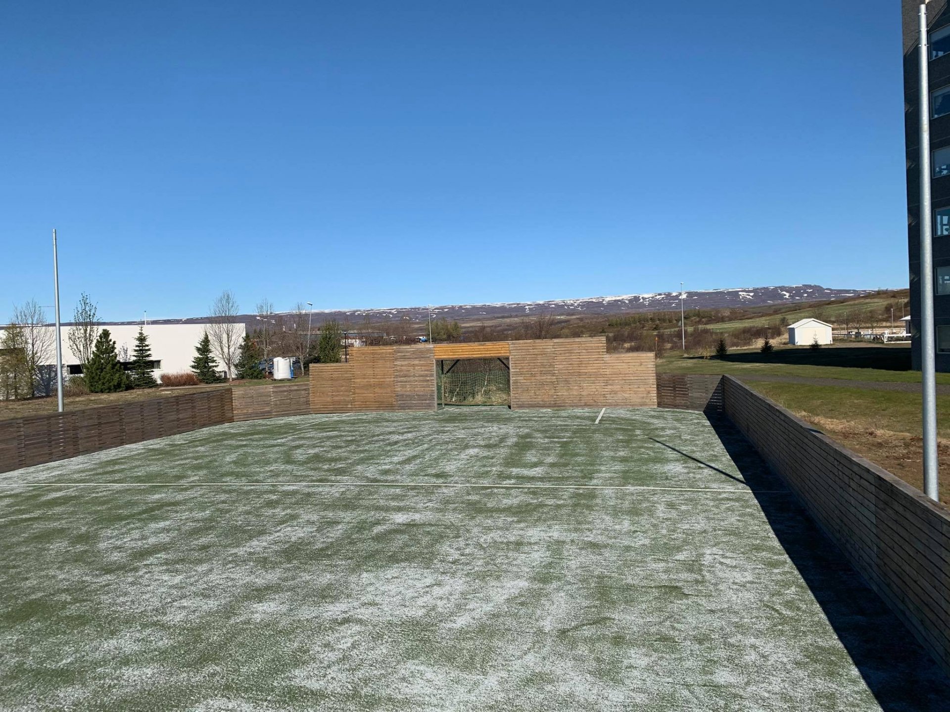 Nýr sparkvöllur á Egilsstöðum tilbúinn til notkunar