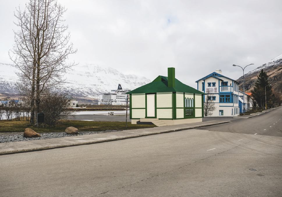 Fyrirhuguð staðsetning við Austurveg 1 (m. skýrsla ráðgjafanefndar)